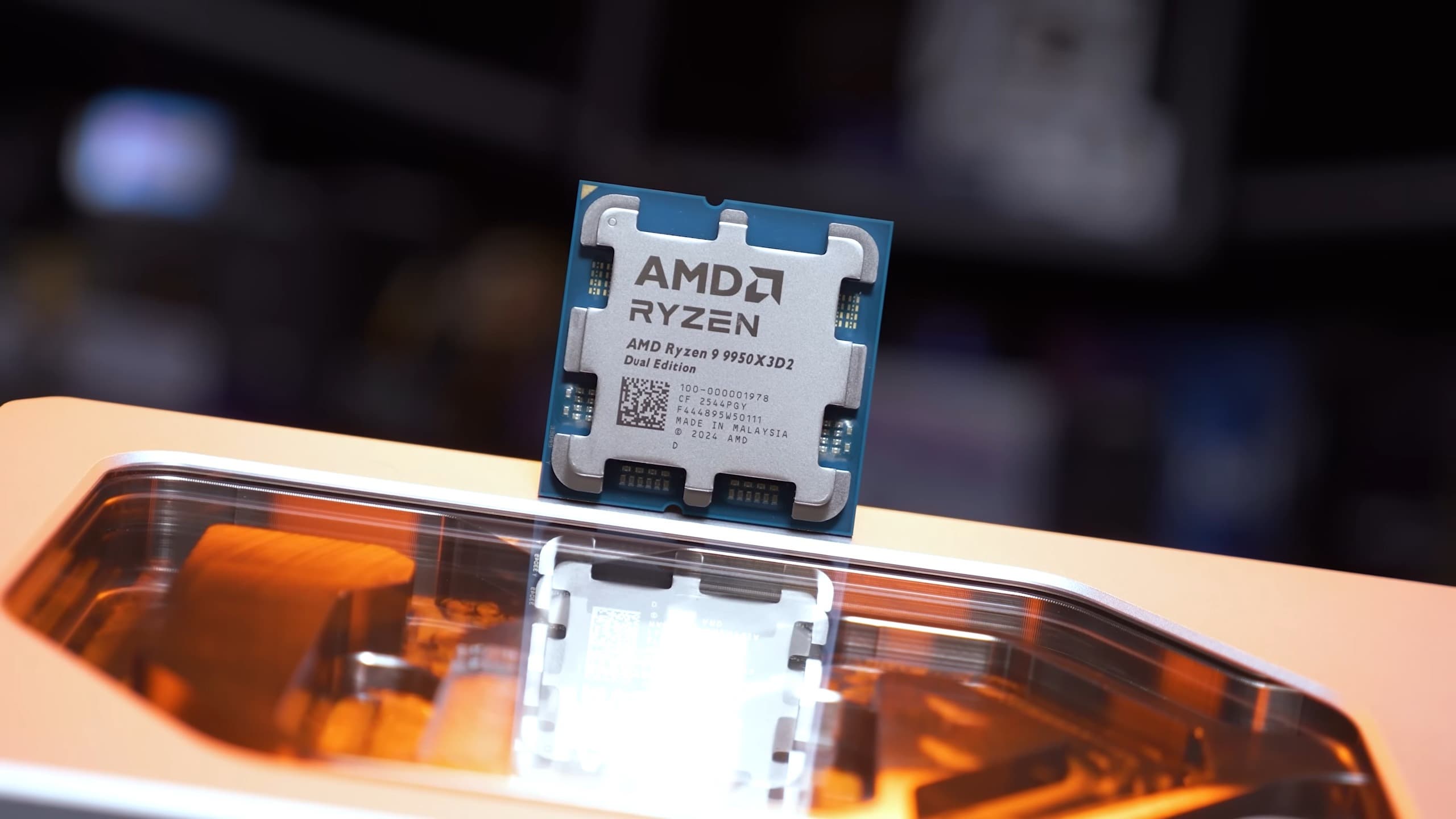 Уникальный процессор Ryzen 9 9950X3D2 Dual Edition оказался
